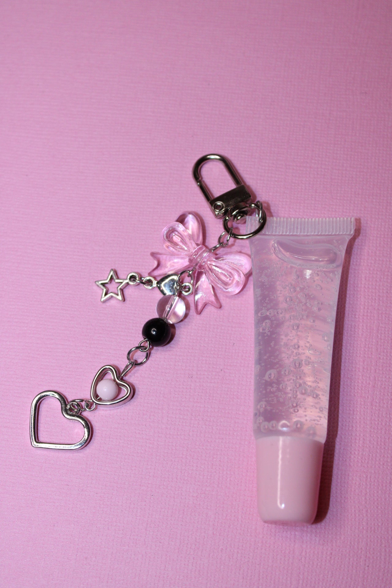 pinky promise gloss keychain