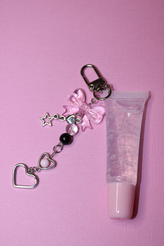 pinky promise gloss keychain